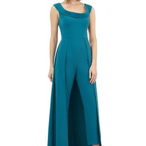Kay Unger Anais Walk thru Jumpsuit - Teal